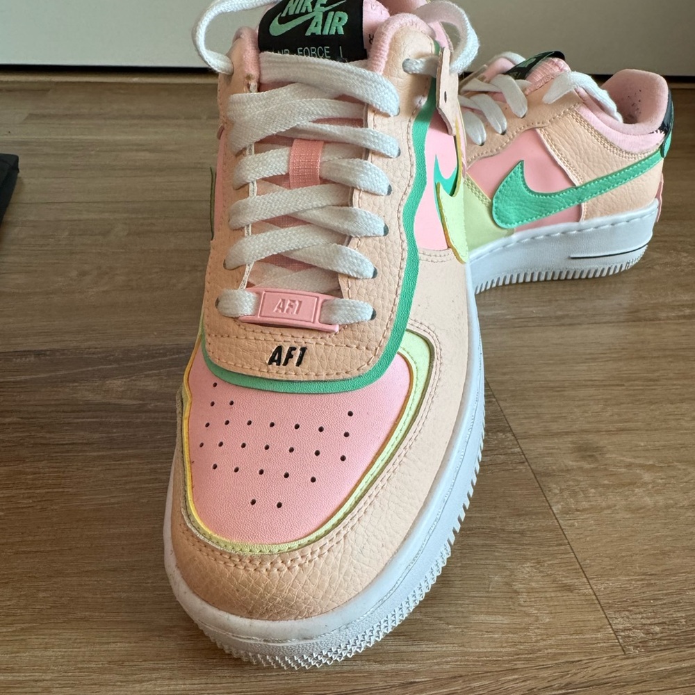 2021 Nike Womens Air Force 1 Shadow 'Arctic Punch Barely Volt'